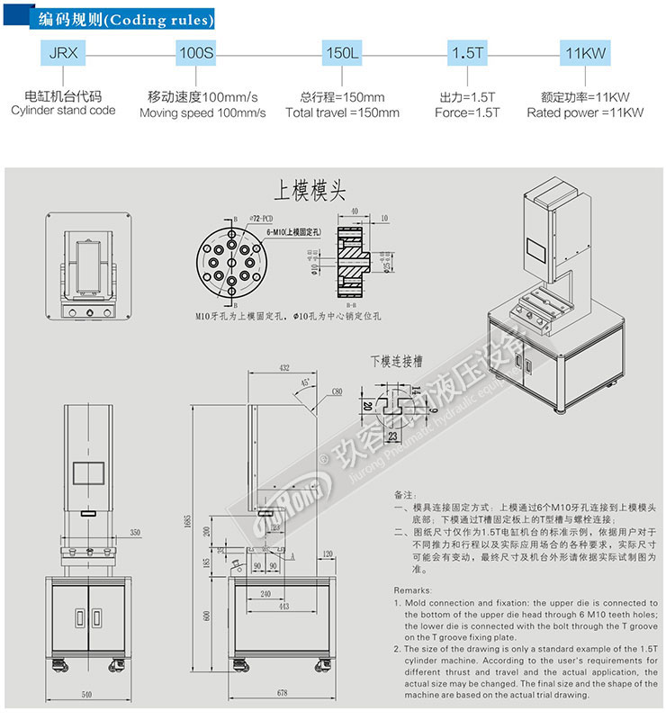 JRX伺服壓力機(jī)產(chǎn)品型號(hào)參數(shù)及產(chǎn)品圖紙